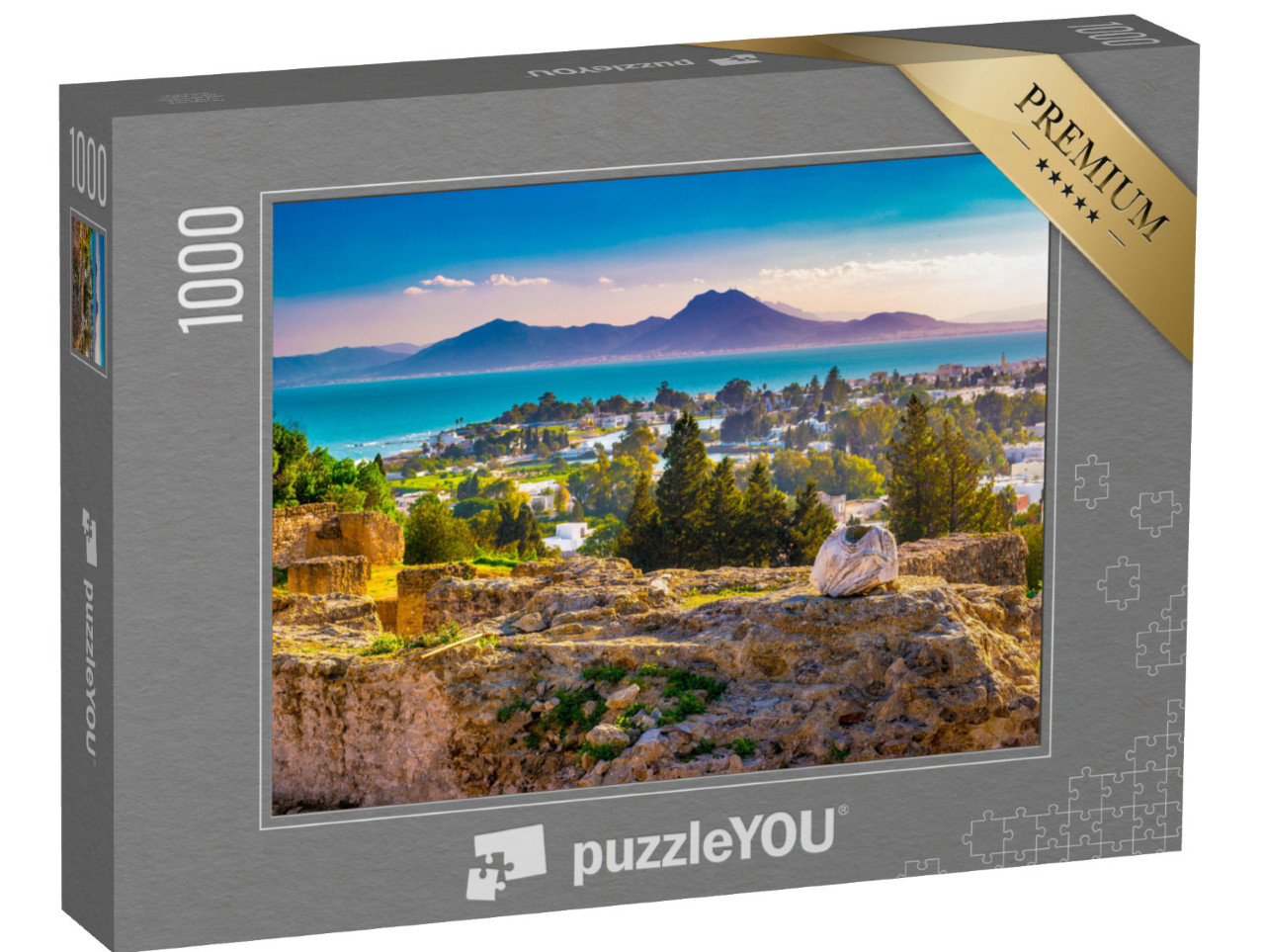 Puzzle 1000 pezzi „Antichi resti di Cartagine, Tunisi, Tunisia“