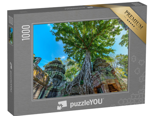 Puzzle 1000 pezzi „Le rovine di Ta Prohm, Angkor, Cambogia“