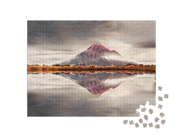 Puzzle 1000 pezzi „Monte Taranaki, Nuova Zelanda“