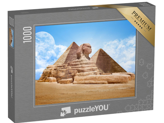 Puzzle 1000 pezzi „Piramidi e Grande Sfinge, Egitto“