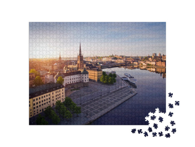 Puzzle 1000 pezzi „Vista aerea della città di Stoccolma“
