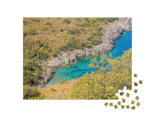 Puzzle 1000 pezzi „Bella laguna a Monte Argentario, Toscana, Italia“