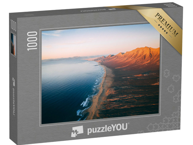 Puzzle 1000 pezzi „Vista aerea: Panorama di Cofete, Fuerteventura“