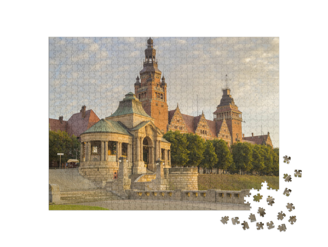 Puzzle 1000 pezzi „Terrazze di Stettino, Stettino, Polonia“