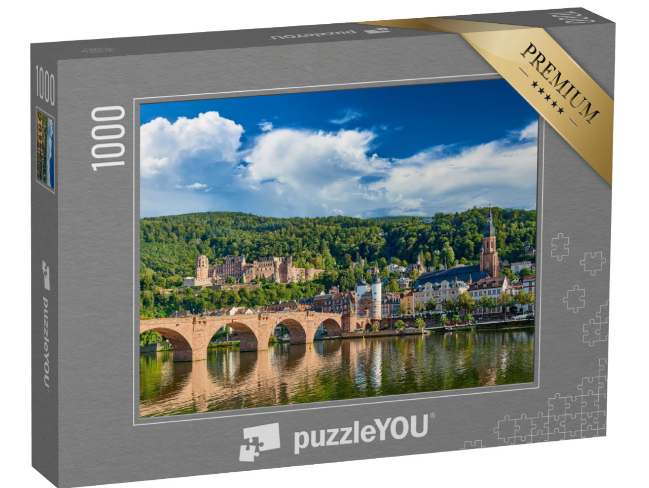 Puzzle 1000 pezzi „Heidelberg am Neckar nel Baden-Württemberg, Germania“