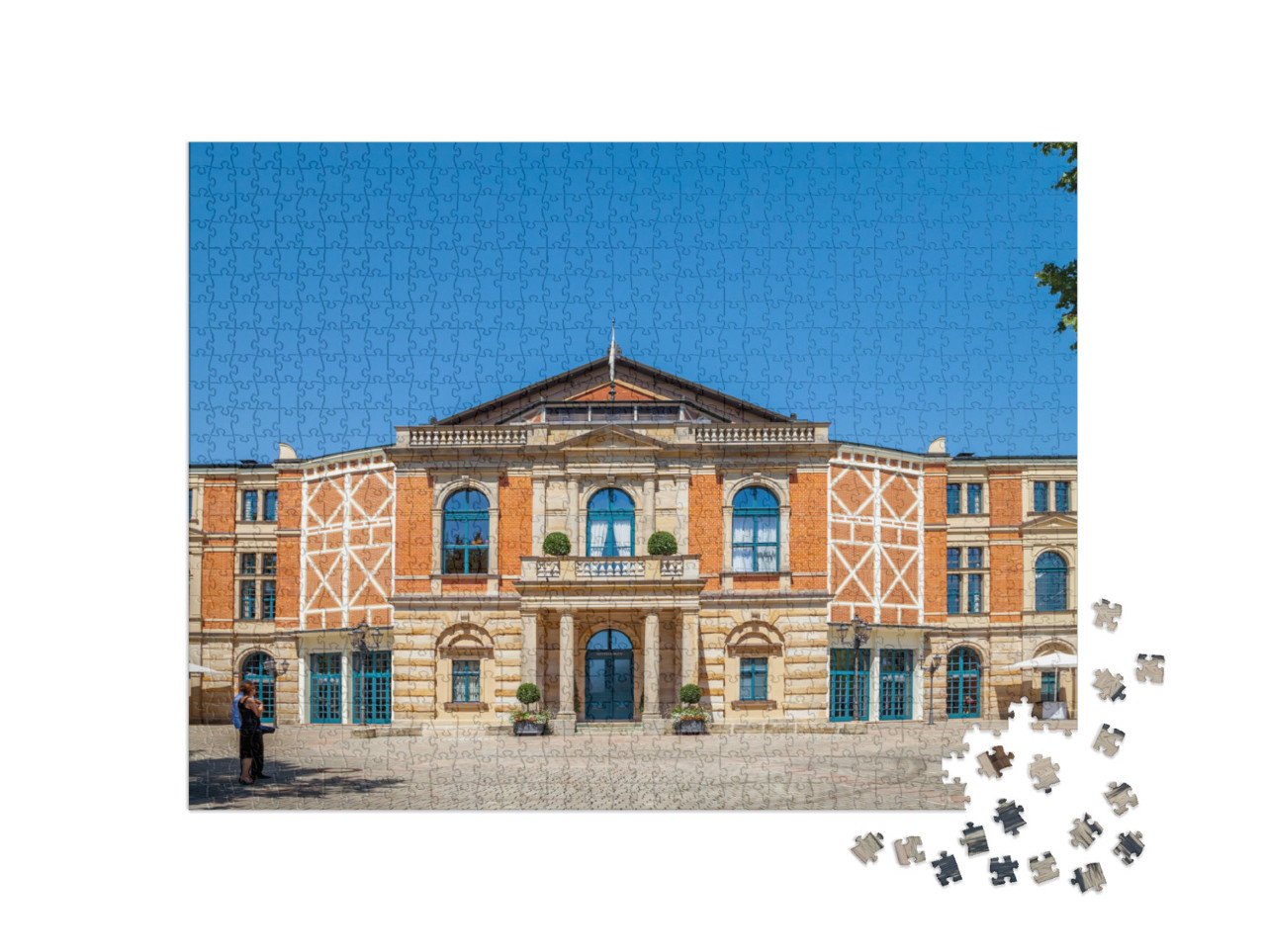 Puzzle 1000 pezzi „La pittoresca Bayreuth, Germania“