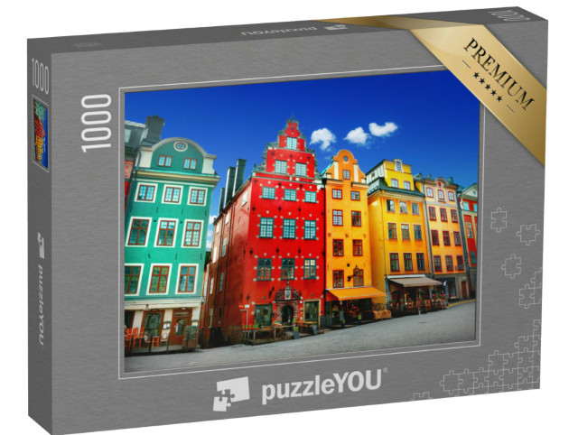 Puzzle 1000 pezzi „Case colorate a Stoccolma“