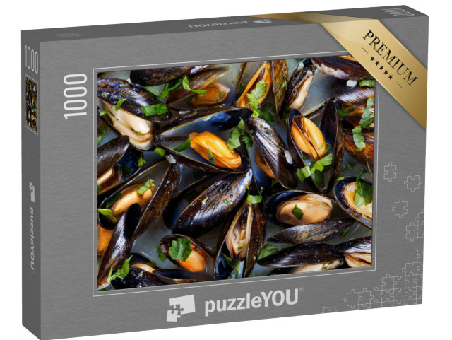 Puzzle 1000 pezzi „Cozze in salsa di aglio e burro“