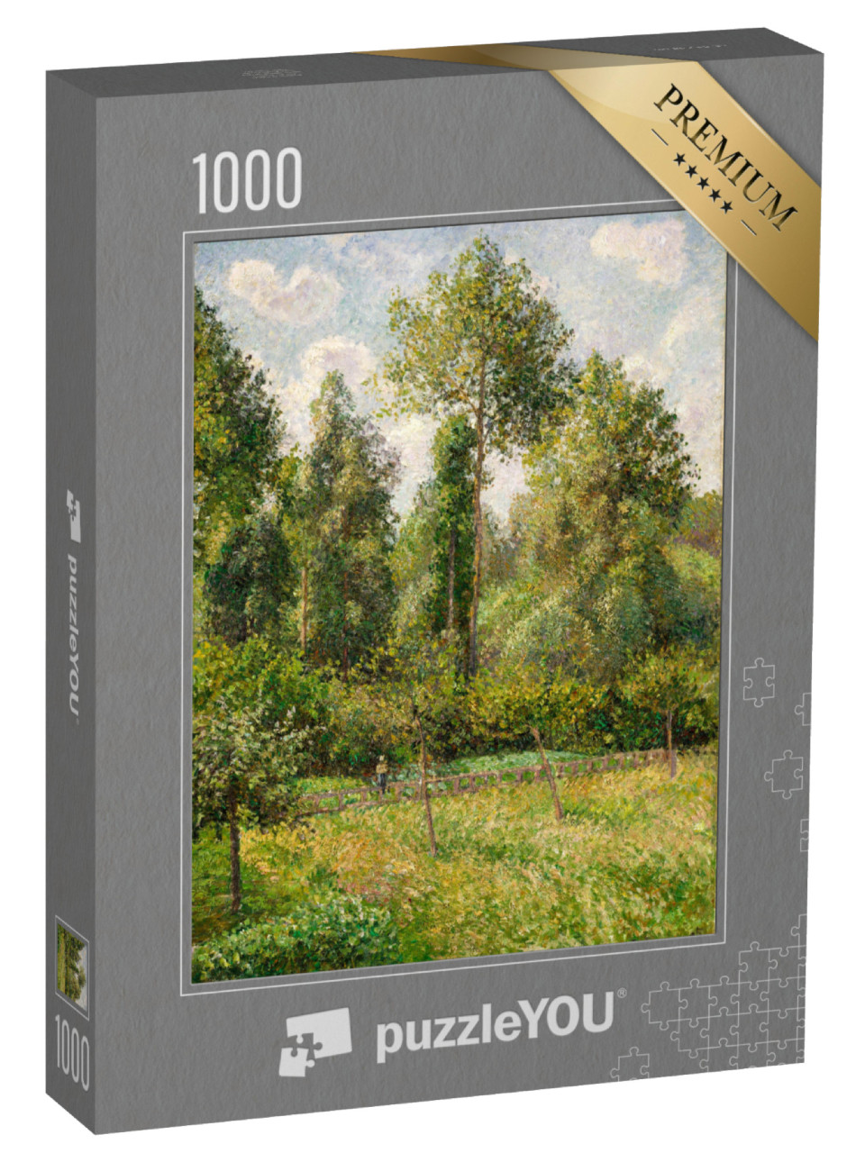 Puzzle 1000 pezzi „Camille Pissarro - Pioppi, Éragny“