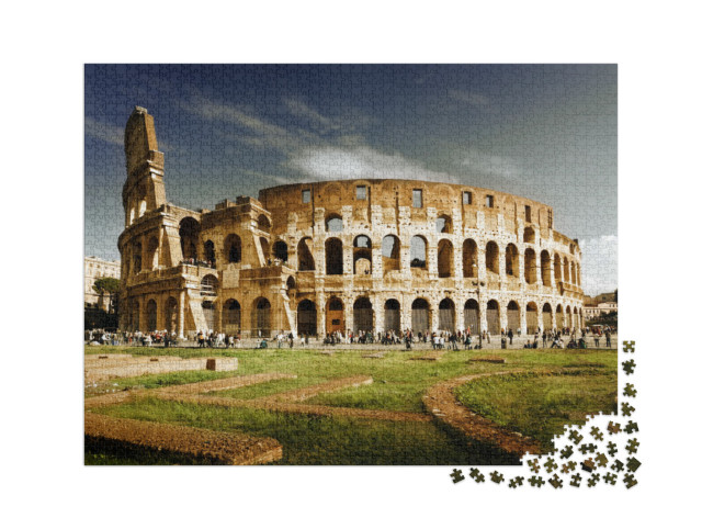 Puzzle 2000 pezzi „Colosseo a Roma“