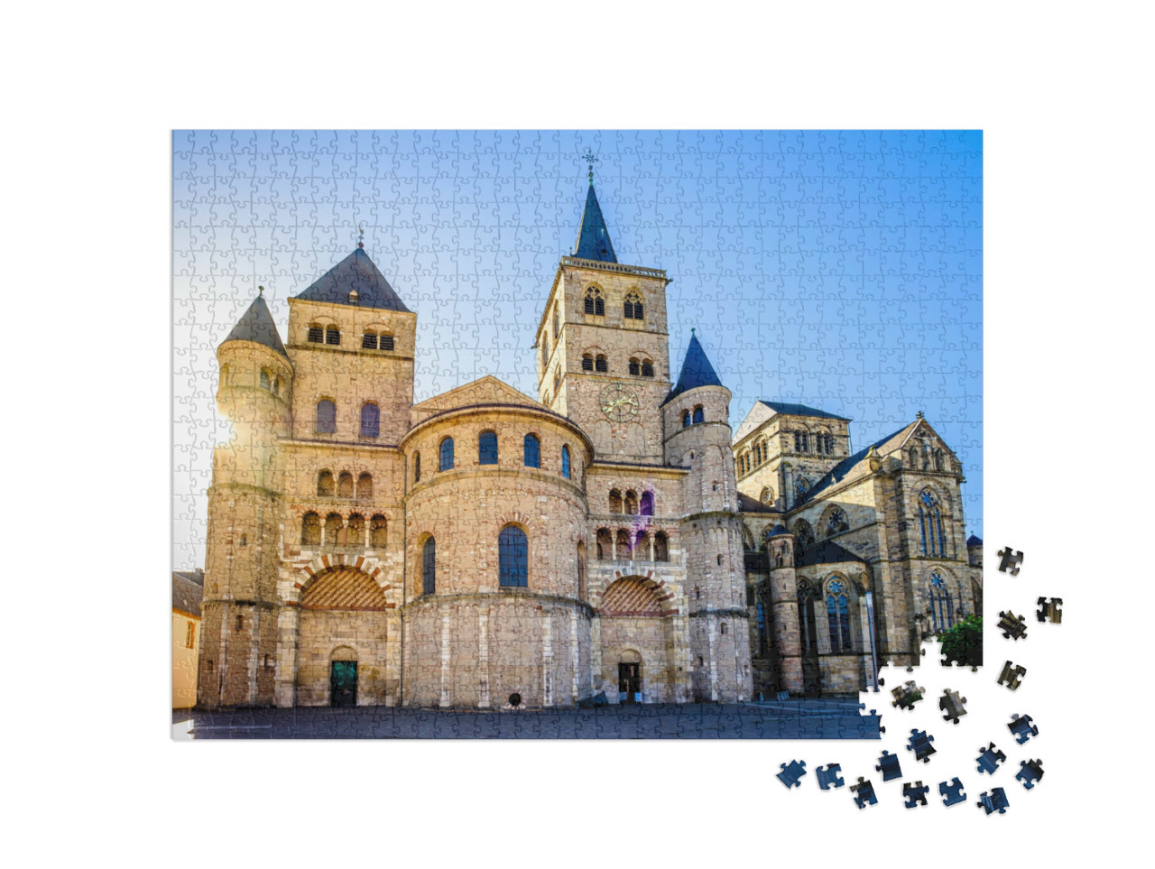 Puzzle 1000 pezzi „Il centro storico di Treviri in Germania“