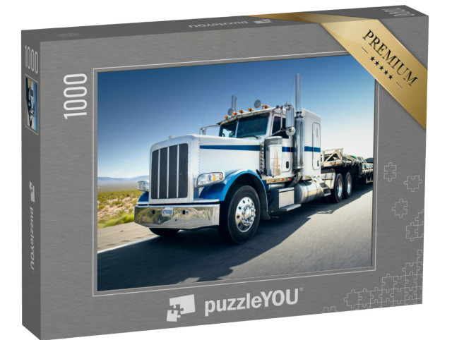 Puzzle 1000 pezzi „Grande camion americano su strada“