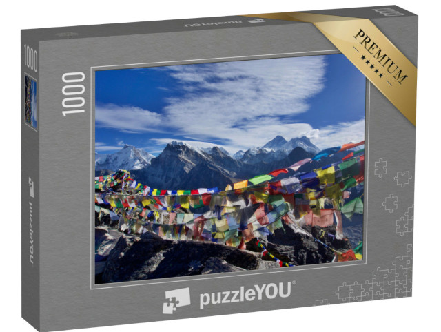 Puzzle 1000 pezzi „Vista del Monte Everest dalla cima di Gokyo Ri“