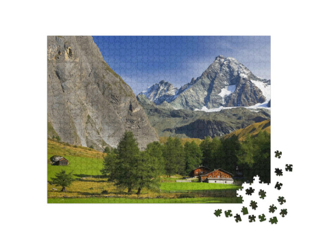 Puzzle 1000 pezzi „Cima del Grossglockner (3798 m), Parco Nazionale degli Alti Tauri, Alpi austriache, Austria“