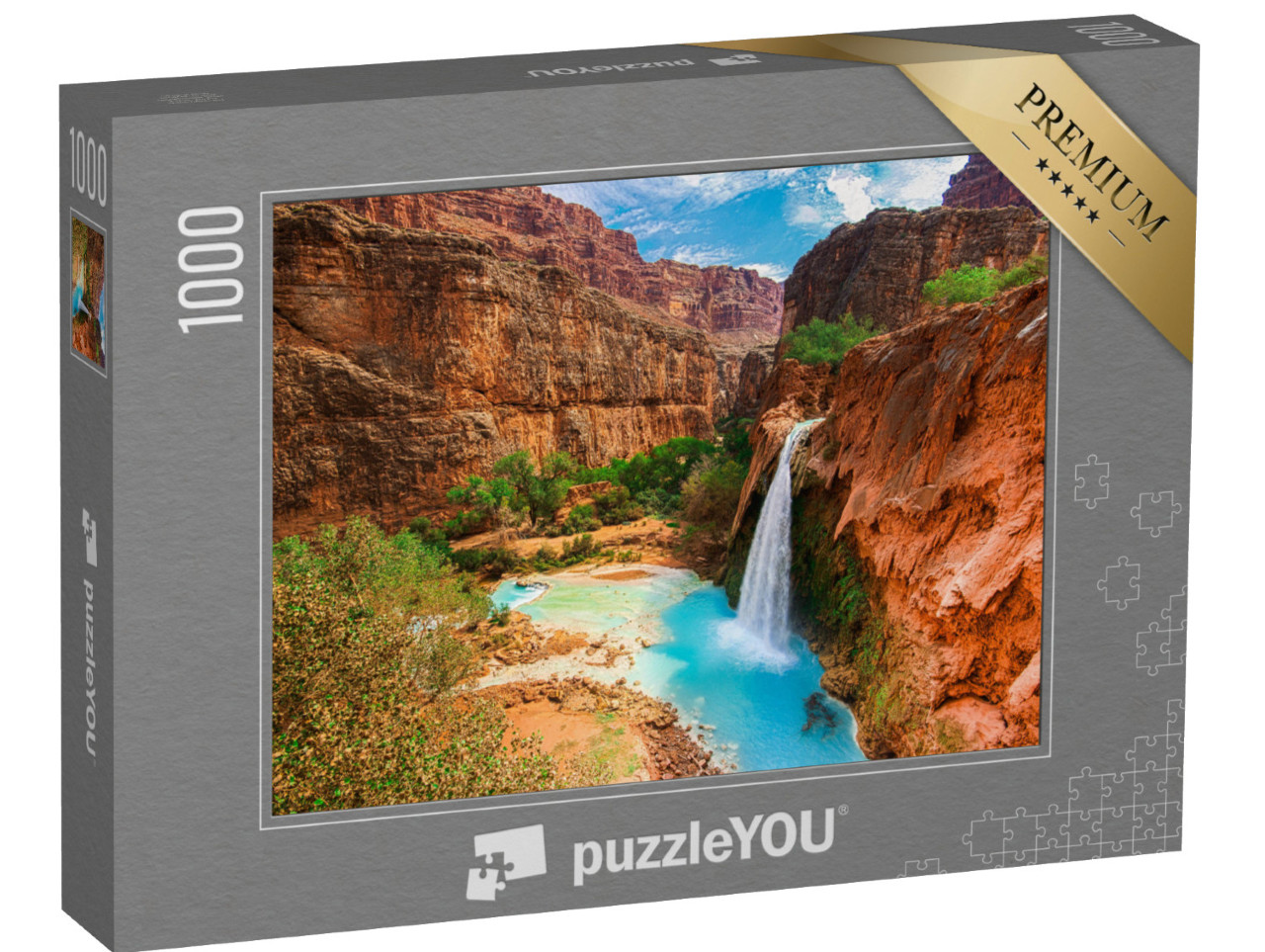 Puzzle 1000 pezzi „Cascate di Havasu nel Grand Canyon, Arizona“