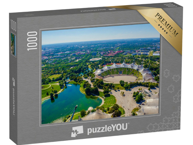 Puzzle 1000 pezzi „Vista aerea del Parco Olimpico di Monaco“