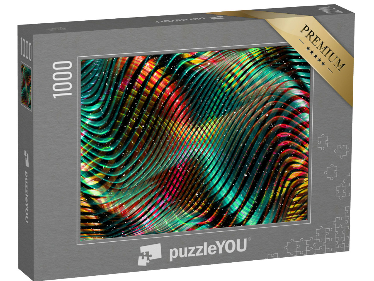Puzzle 1000 pezzi „Disegno astratto dipinto digitalmente“