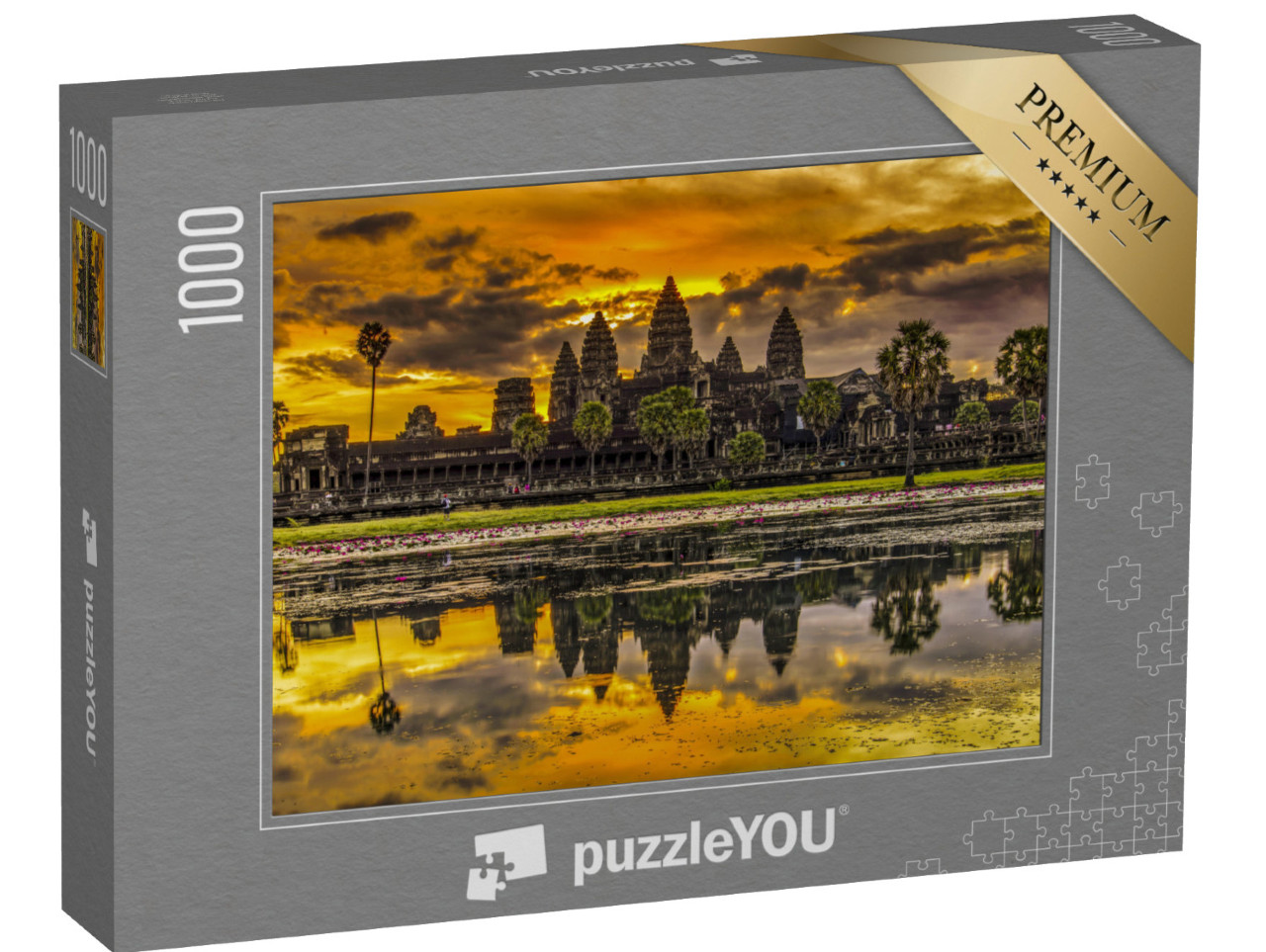 Puzzle 1000 pezzi „Alba su Angkor Wat, Cambogia“