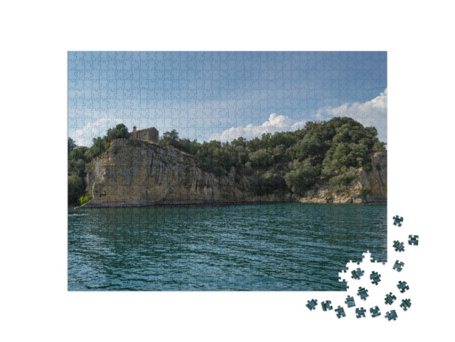 Puzzle 1000 pezzi „Isola Bisentina nel lago di Bolsena“