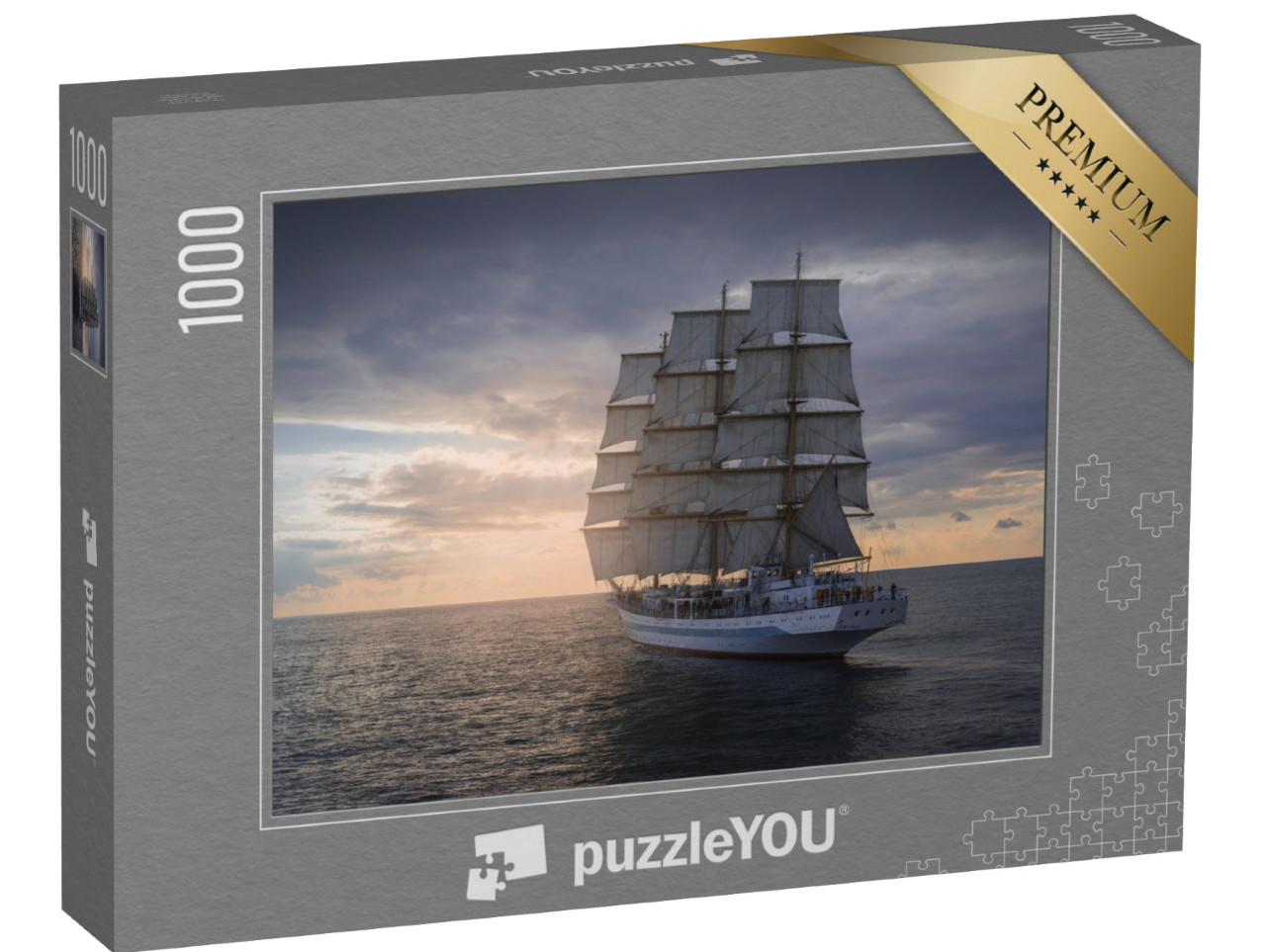 Puzzle 1000 pezzi „Veliero storico in viaggio attraverso il mare“