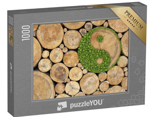 Puzzle 1000 pezzi „Simbolo Ying-Yang“