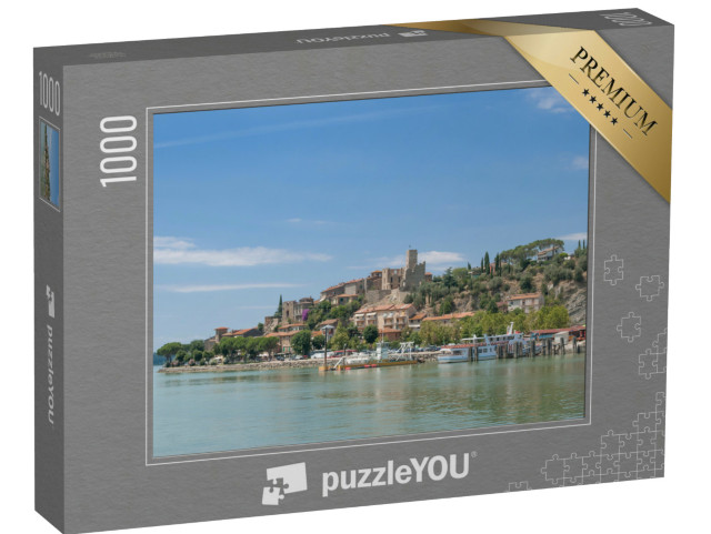 Puzzle 1000 pezzi „Borgo di Passignano sul Trasimeno in Umbria, vicino a Perugia, Italia“