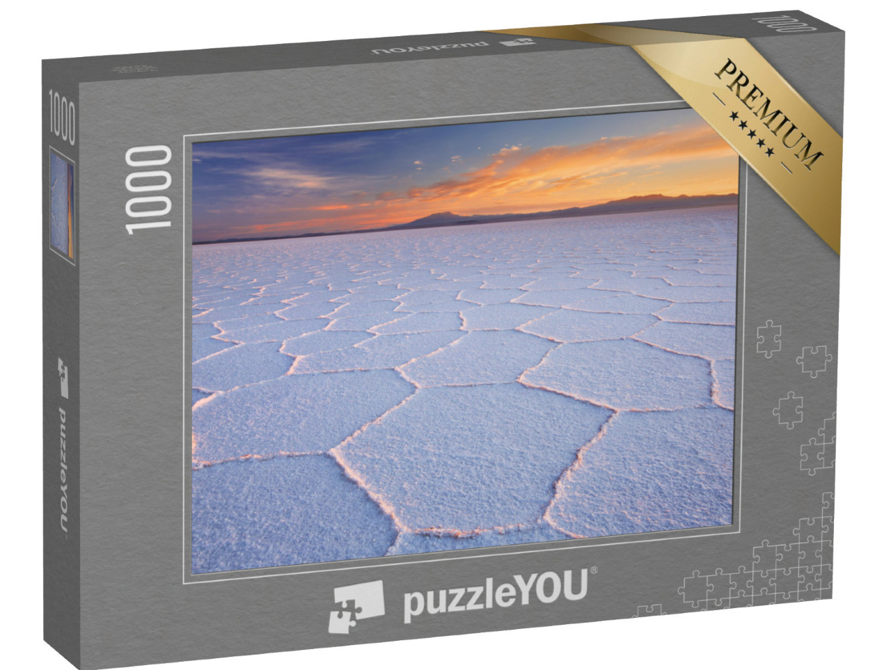 Puzzle 1000 pezzi „Il lago salato più grande del mondo: Salar de Uyuni in Bolivia“