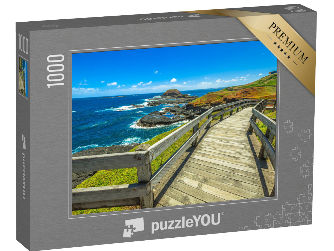 Puzzle 1000 pezzi „Grant Point, punta occidentale di Phillip Island, Victoria, Australia“