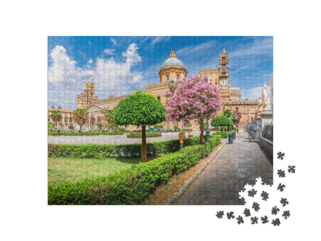 Puzzle 1000 pezzi „La Cattedrale di Palermo, Sicilia, Italia.“