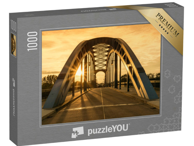 Puzzle 1000 pezzi „Il Ponte delle Stelle, Magdeburgo, Germania“