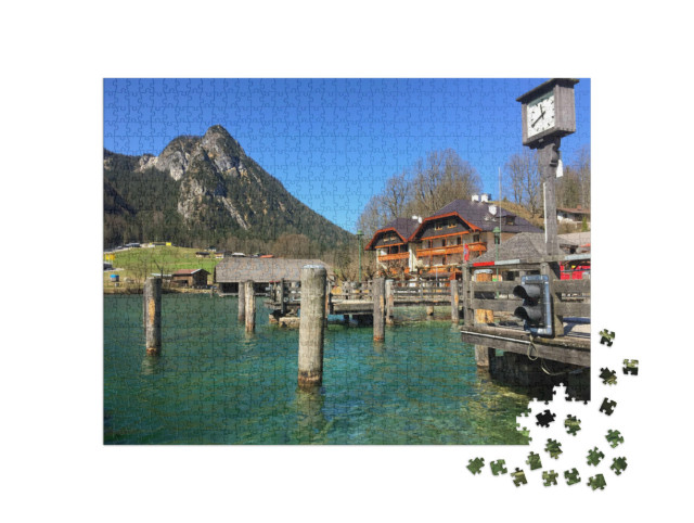 Puzzle 1000 pezzi „Splendida vista sul Königssee, Germania“