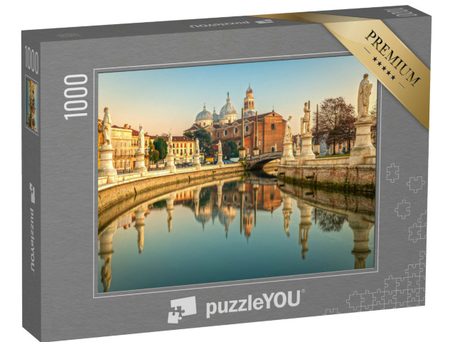 Puzzle 1000 pezzi „Padova, Italia, Prato della Valle al tramonto.“