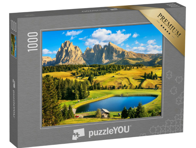 Puzzle 1000 pezzi „Alpe di Siusi nelle Dolomiti“