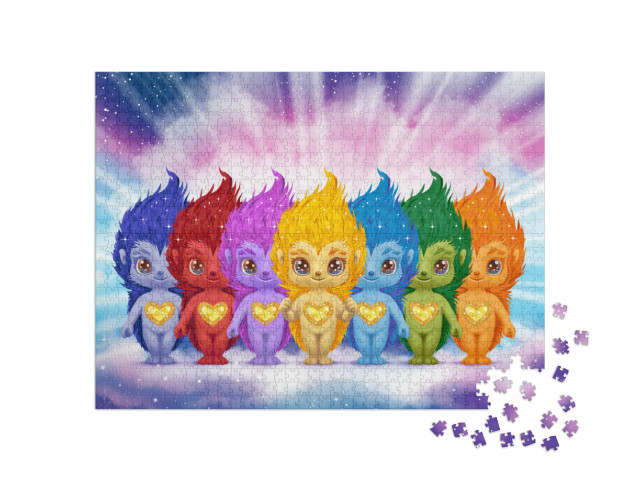 Puzzle 1000 pezzi „GOLDY: I colori dell'arcobaleno“