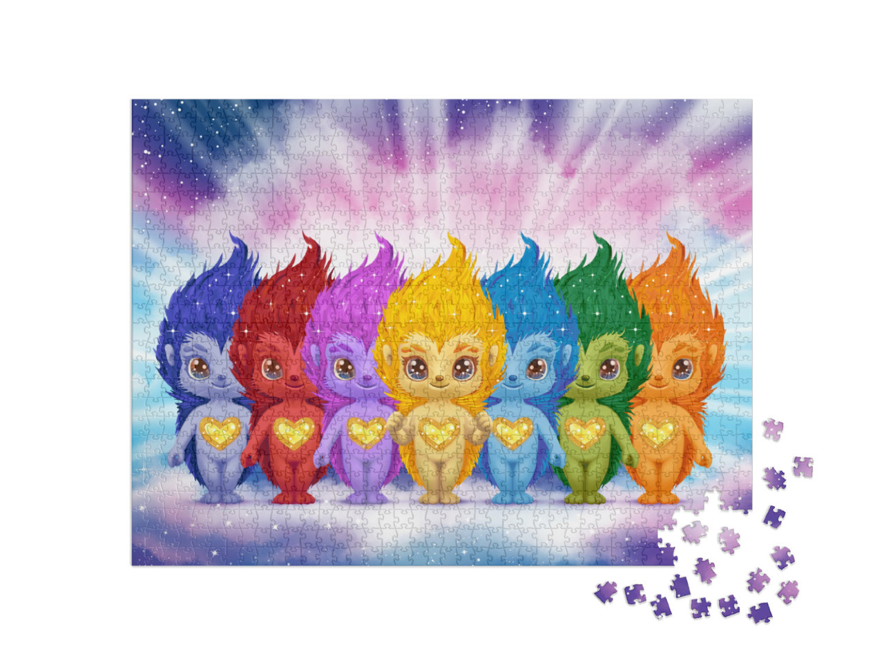 Puzzle 1000 pezzi „GOLDY: I colori dell'arcobaleno“