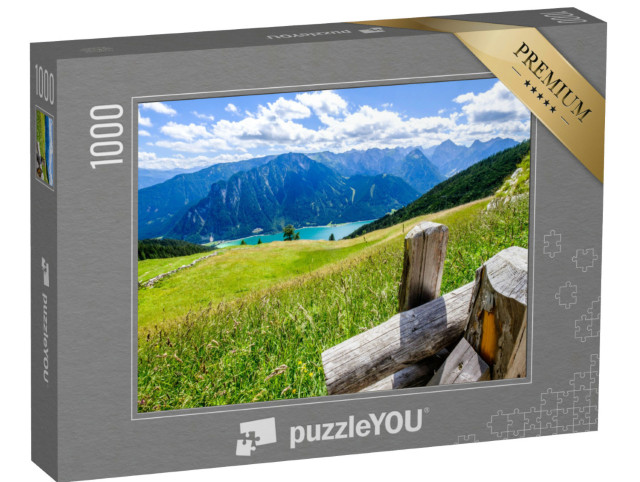 Puzzle 1000 pezzi „Idilliaca vista estiva sul lago Achensee in Austria“