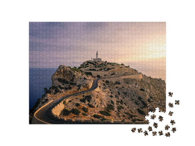 Puzzle 1000 pezzi „Faro di Capo Formentor a Maiorca“