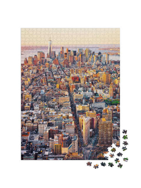 Puzzle 1000 pezzi „Vista aerea della città di New York“