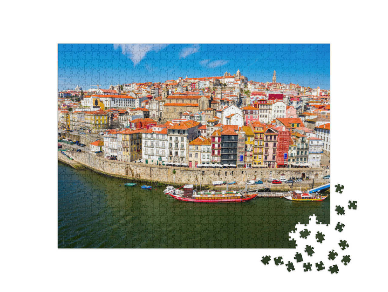 Puzzle 1000 pezzi „Porto, Patrimonio dell'Umanità dell'UNESCO, Portogallo“