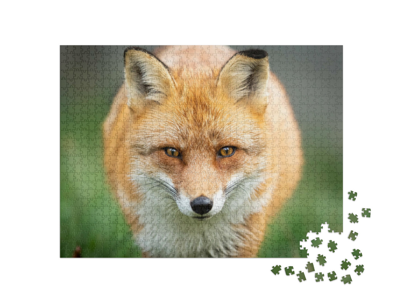 Puzzle 1000 pezzi „Volpe rossa a caccia“