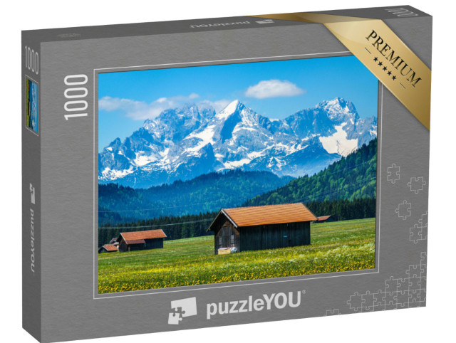 Puzzle 1000 pezzi „Paesaggio sulle montagne del Wetterstein“