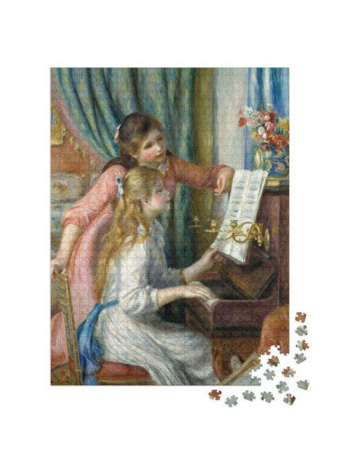 Puzzle 1000 pezzi „Due ragazze al pianoforte, Auguste Renoir 1892“