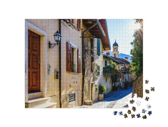 Puzzle 1000 pezzi „limone sul garda sul lago di garda in Italia - foto“