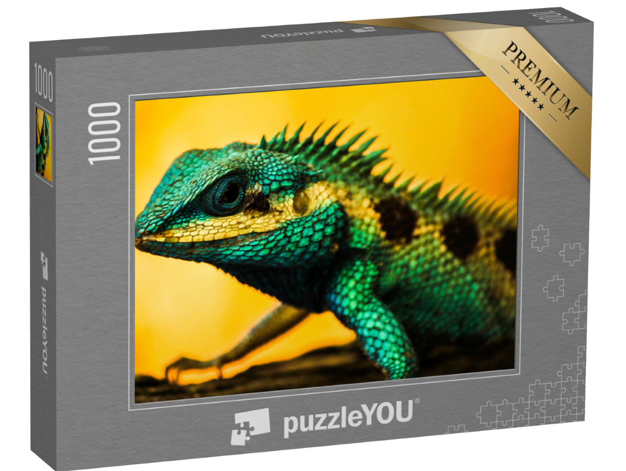 Puzzle 1000 pezzi „Lucertola drago d'acqua“