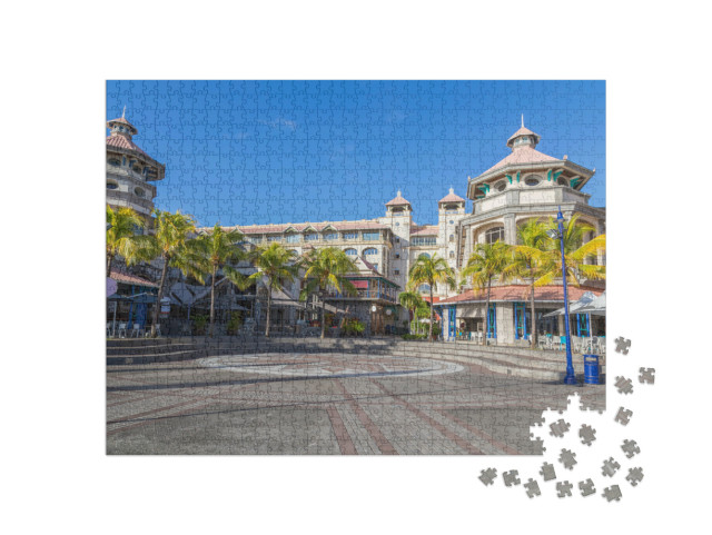 Puzzle 1000 pezzi „Port Louis, centro del lungomare della capitale di Mauritius“