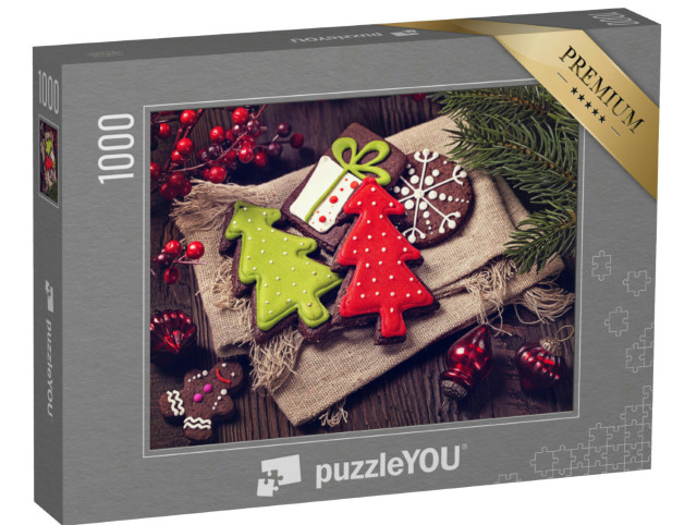 Puzzle 1000 pezzi „Biscotti di Natale al cioccolato“