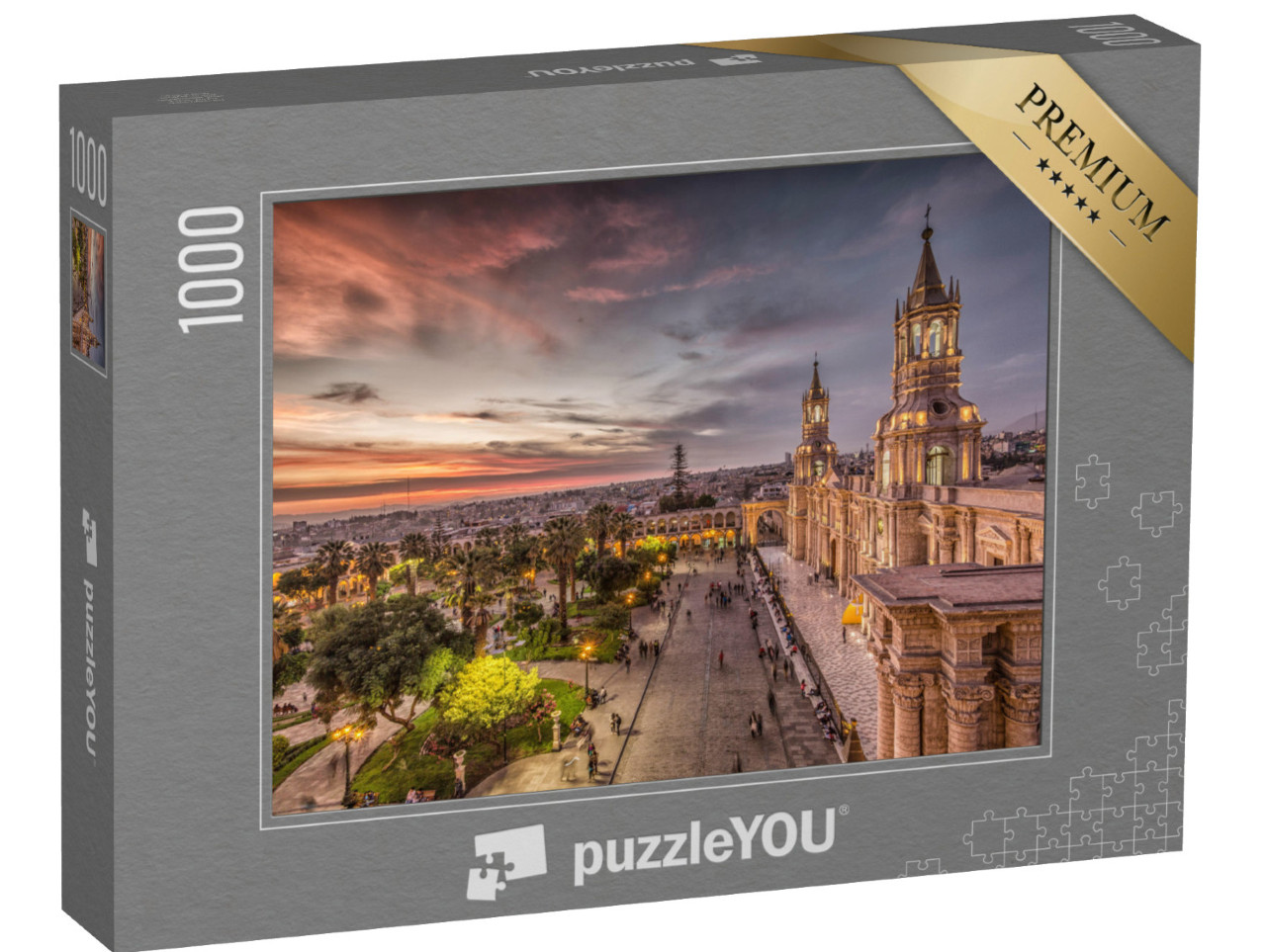 Puzzle 1000 pezzi „Arequipa tramonto Perù“