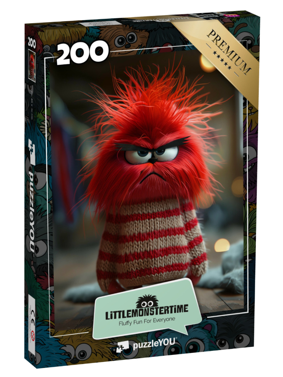 Puzzle 200 pezzi „LITTLEMONSTERTIME: Rufus“