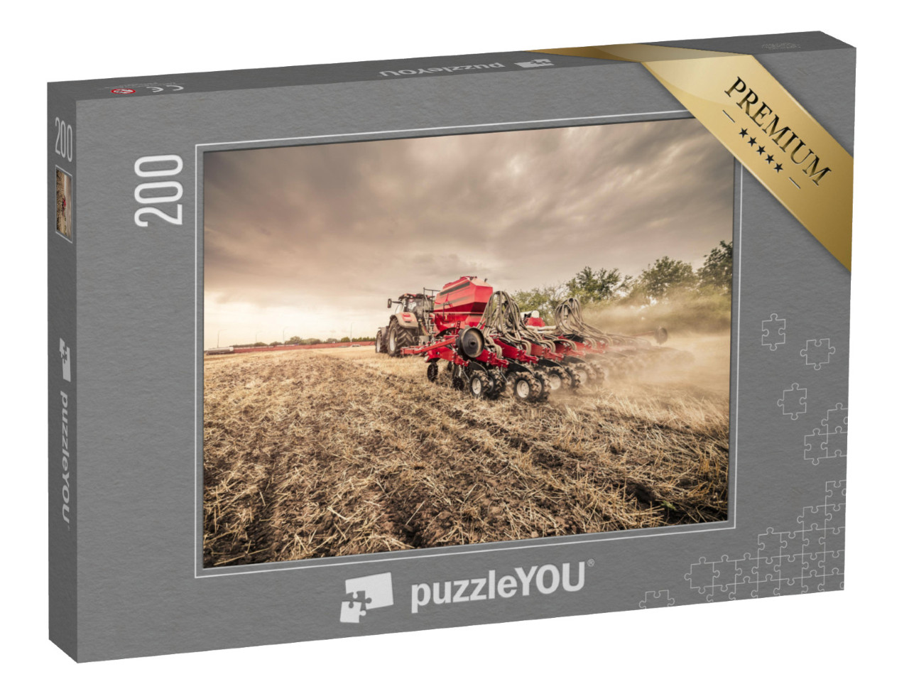 Puzzle 200 pezzi „Semina direttamente dopo il raccolto“