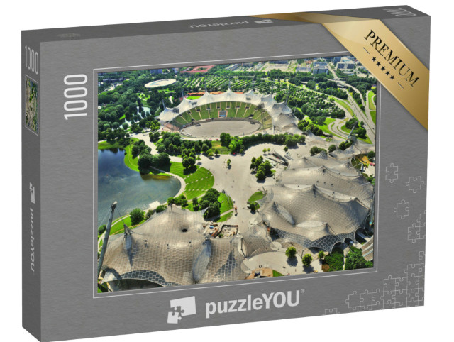 Puzzle 1000 pezzi „Lo stadio olimpico di Monaco di Baviera per le Olimpiadi estive del 1972“